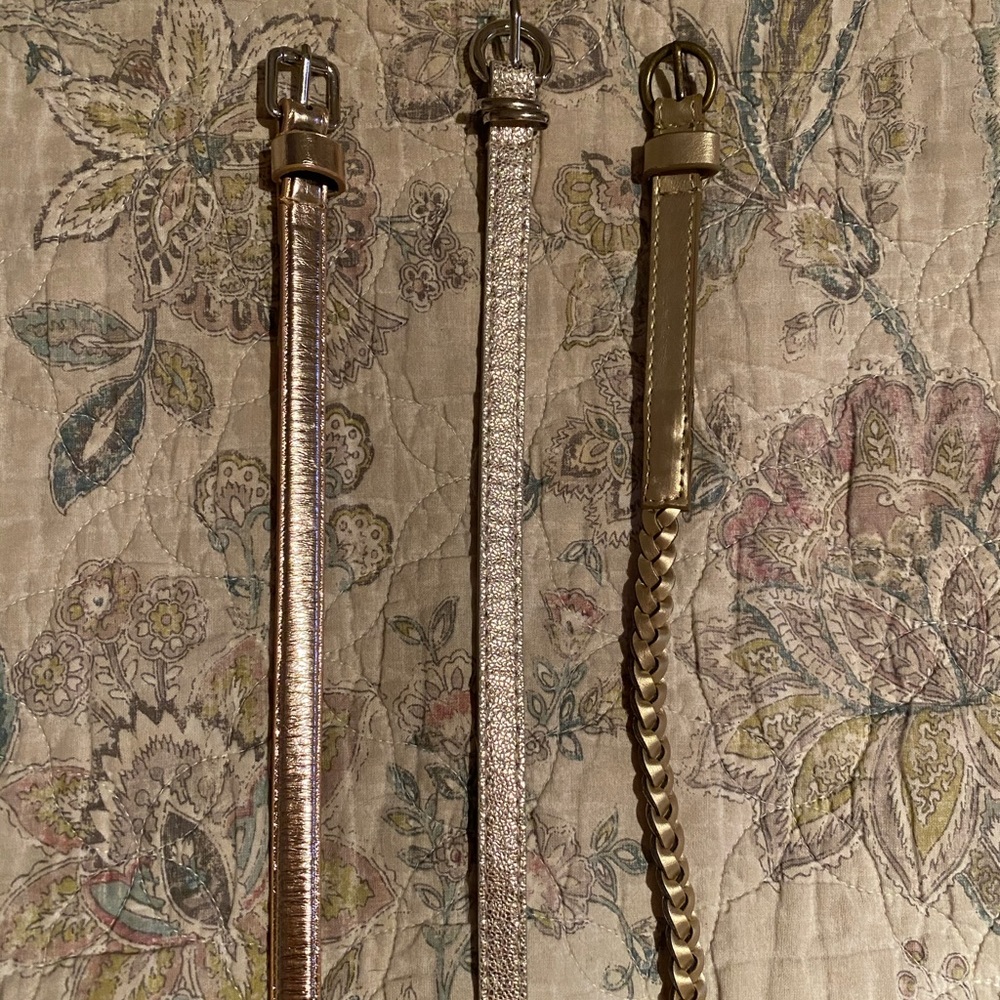 4 skinny belts
